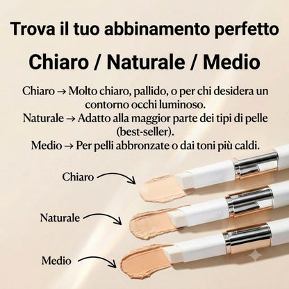 Fondotinta stick colore auto-adattivo 3 tonalità